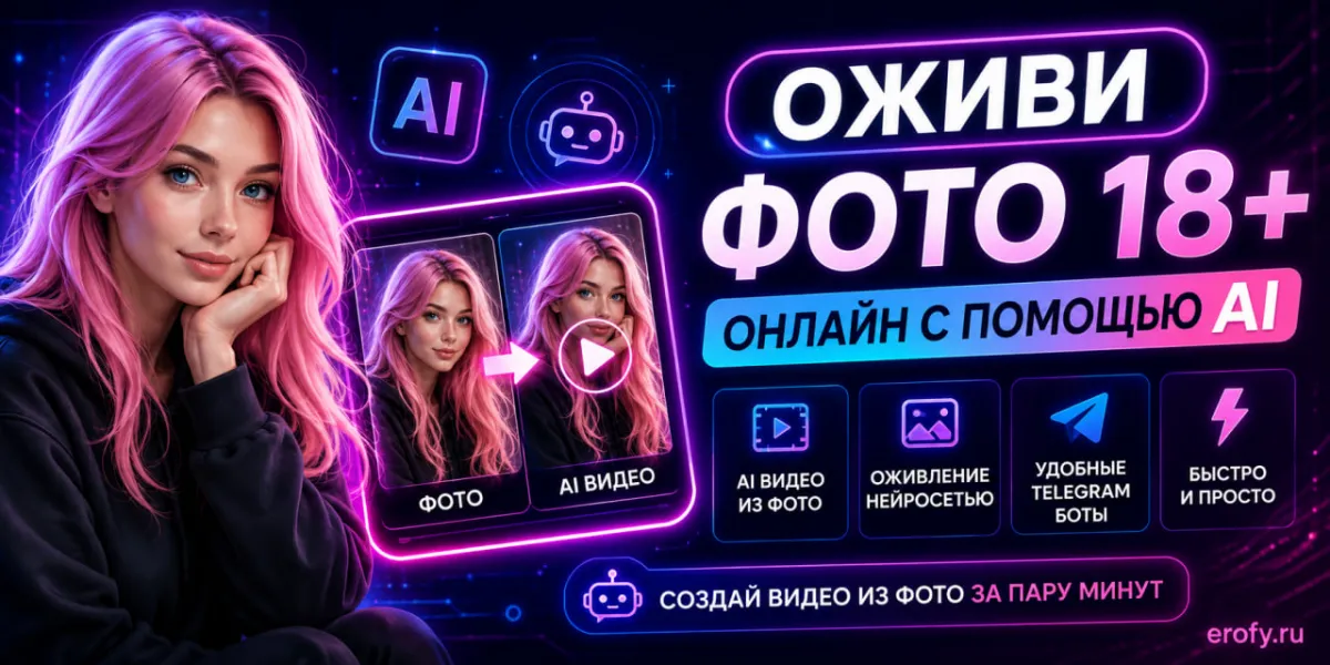 Оживить фото 18+ онлайн: разбор AI-инструментов с анимацией