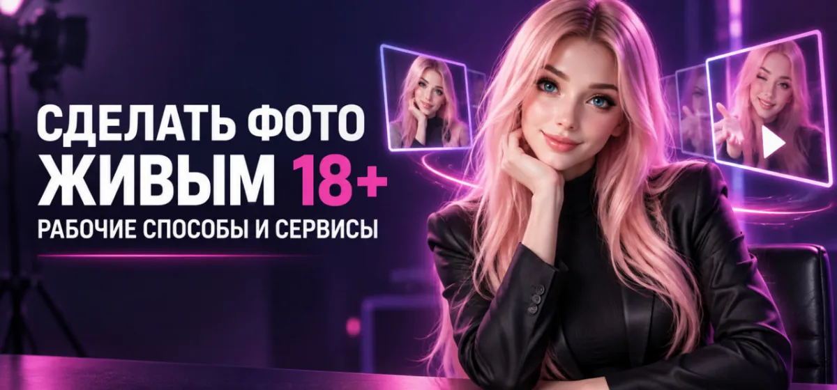 Сделать фото живым 18+ — рабочие способы и сервисы
