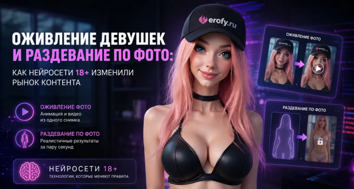 Оживление девушек и раздевание по фото: как нейросети 18+ изменили рынок контента